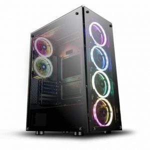 PC Case darkFlash Phantom (incl 6 Fan RGB DR12)