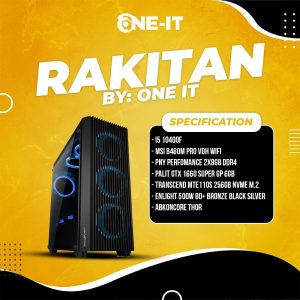 PC Rakitan I5 10400F | gtx 1660 super | RAM 16 GB ddr4 | SSD 256 GB