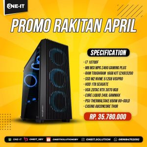 PC Rakitan i7 10700F | RTX 3070 8 GB | Ram 16 GB | SSD 512 GB
