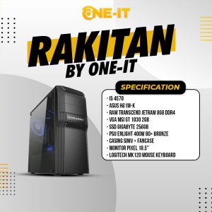 PC RAKITAN I5 4570 | GT 1030 | RAM 8 GB| SSD 256 GB | Monitor 19 | KBM