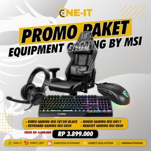 PROMO PAKET HARDWARE EQUIPMENT GAMING GEAR MSI