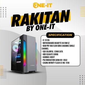 PC RAKITAN I3 10105 | RAM 8 GB| HDD 500 GB | SSD 120 GB