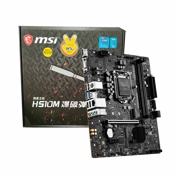 Motherboard MSI H510M Bomber LGA1200 MATX H510 Toko Komputer Surabaya
