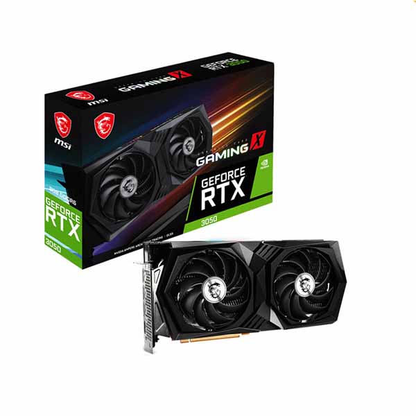 VGA MSI GeForce RTX 3050 GAMING X 8G 8GB GDDR6