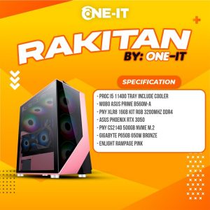 PC RAKITAN I5 11400 | rtx 3050 | RAM 16 GB | SSD 500 GB