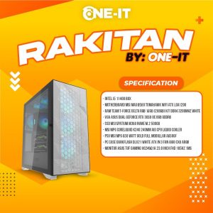 PC RAKITAN INTEL I5 11400 | RTX 3050 | RAM 16GB | SSD 500GB | MONITOR