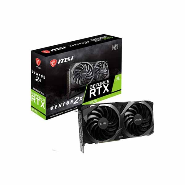VGA / GPU MSI GeForce RTX 3070 VENTUS 2X OC 8G 8GB