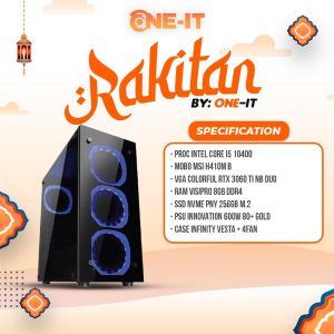 PC RAKITAN i5 10400 | RTX 3060 Ti | RAM 8 GB | SSD 256 GB