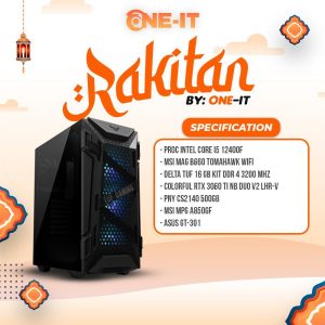 PC RAKITAN i5 12400f | RTX 3060 ti | RAM 16 GB | SSD 500 GB