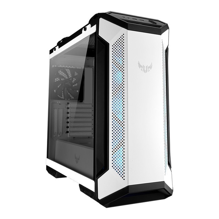 PC Case ASUS TUF Gaming GT501 White Edition Tempered Glass Mid-Tower - Gambar 2