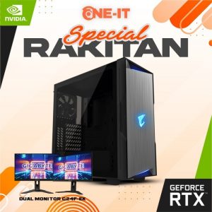 PC RAKITAN GeForce RTX 3070 Ti | 7 5700X | RAM 16GB | DUAL MONITOR