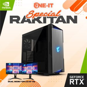 PC RAKITAN GeForce RTX 3090 | 9 5900X | RAM 16GB | DUAL MONITOR