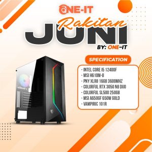 PC RAKITAN i5 12400F | RTX 3050 | RAM 16GB | SSD 250GB