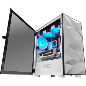 PC Case Darkflash DLM21 White ( NON / BUKAN MESH )