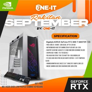 PC RAKITAN GeForce RTX 3080 Ti | i5 10400F | RAM 16GB | SSD 1TB