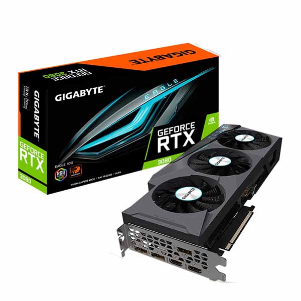 VGA Gigabyte GeForce RTX 3080 EAGLE 10G 10GB GDDR6X