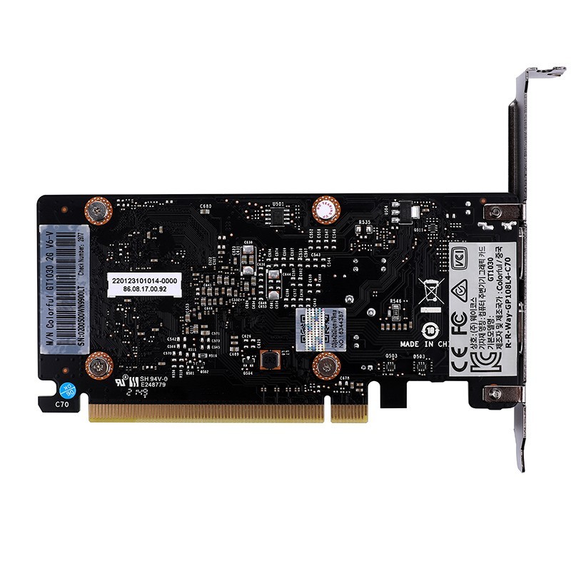 VGA Colorful GT1030 2G V6-V 2GB DDR4 - Gambar 2