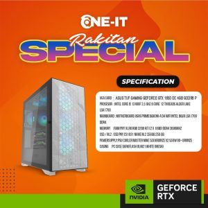 PC RAKITAN GEFORCE GTX 1650 OC | i5 12400F | RAM 32GB | SSD 256GB