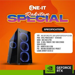 PC RAKITAN GeForce RTX 2060 | I7 10700 | RAM 16GB | SSD 512GB