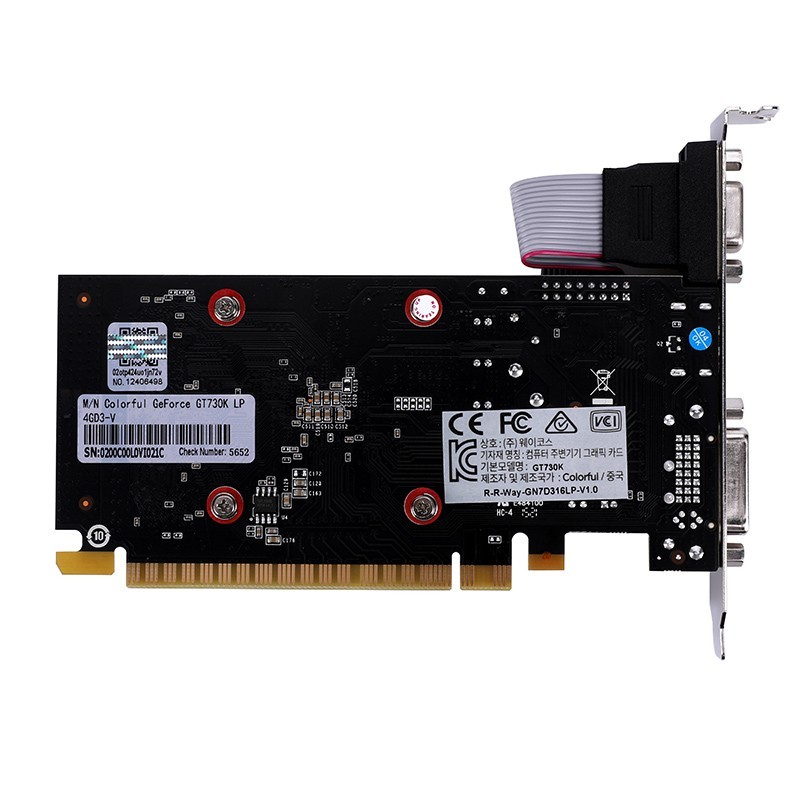 VGA Colorful GeForce GT730K LP 4GD3-V GT 730 4G 4GB GDDR3 - Gambar 3
