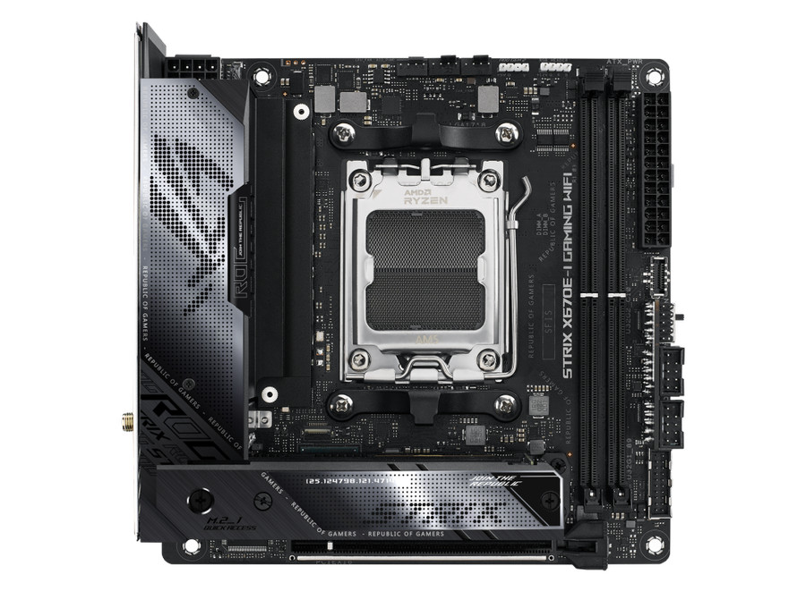 Motherboard ASUS ROG STRIX X670E-I GAMING WIFI AMD AM5 DDR5 - Gambar 3