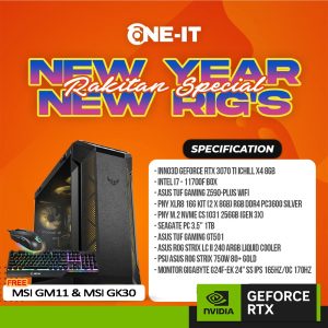 PC RAKITAN Geforce RTX 3070 TI | I7 11700F | 16G | SSD 256GB