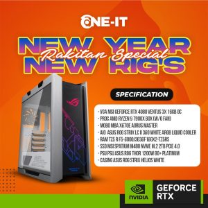 PC RAKITAN Geforce RTX 4080 | 9 7900X | 32GB | SSD 2TB