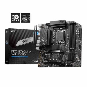 Motherboard MSI PRO B760M-A WIFI DDR4 INTEL B760 LGA 1700