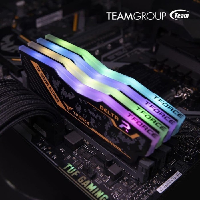 Ram Team Delta RGB TUF 16GB 8GBx2 kit DDR4 2666MHz Dual Channel - Gambar 2
