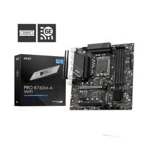 Motherboard MSI PRO B760M-A WIFI INTEL B760 LGA 1700 DDR5