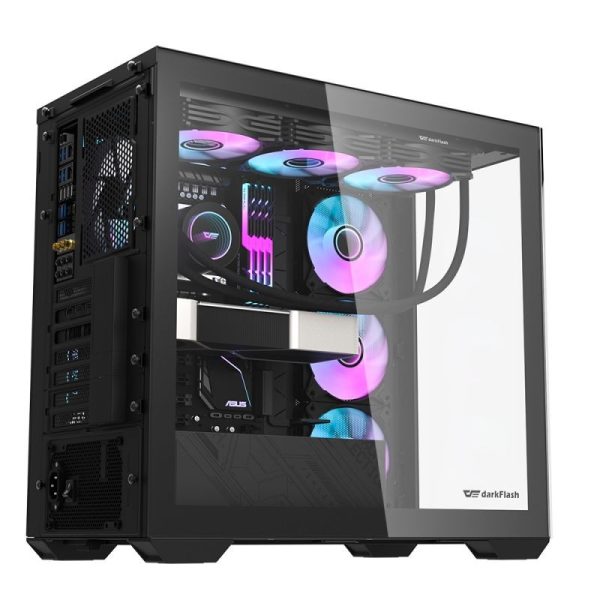 Darflash Casing Casing Darkflash DLX4000 Selection PC Case Black E-ATX Komputer - Toko ...