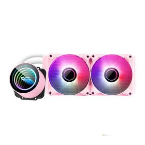 DARKFLASH TWISTER DX240 V2 ARGB AIO LIQUID CPU COOLER PINK DXV2 240