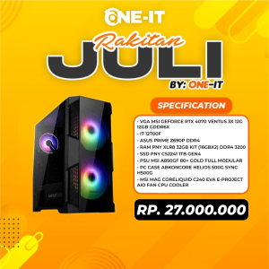 PC RAKITAN GeForce RTX 4070 | i7 12700F | RAM 32GB | SSD 1TB