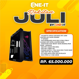 PC RAKITAN GeForce RTX 4090 | i7 13700KF | RAM 32GB DDR5 | SSD 2TB