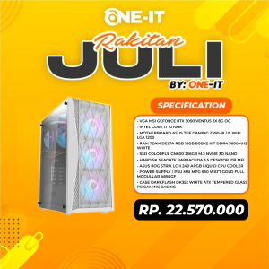 PC RAKITAN GeForce RTX 3050 | i7 10700K | RAM 16GB | SSD 256GB