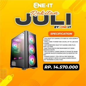 PC RAKITAN GeForce GTX 1650 | i7 10700F | RAM 16GB | SSD 256GB