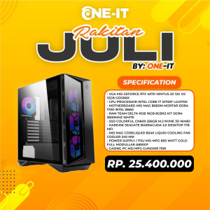 PC RAKITAN GeForce RTX 4070 | i7 12700F | RAM 16GB | SSD 256GB