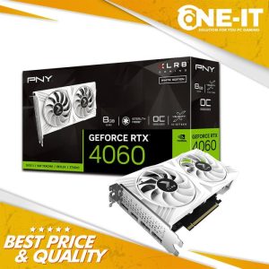 VGA PNY GeForce RTX 4060 8GB OC XLR8 VERTO White Edition DF 8G GDDR6