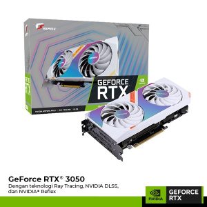 VGA Colorful iGame GeForce RTX 3050 Ultra W DUO OC V2-V 8G 8GB GDDR6