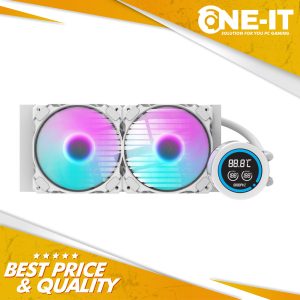 darkFlash NEBULA DN240D Liquid CPU Cooler White