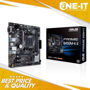 Motherboard ASUS PRIME B450M-K II Ryzen AMD B450 AM4 micro ATX