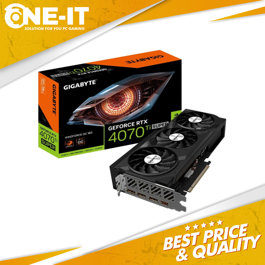 VGA Gigabyte GeForce RTX 4070 Ti SUPER WINDFORCE OC 16G 16GB GDDR6