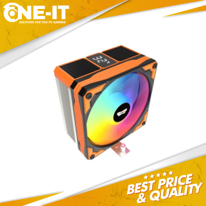 darkFlash M400 Digital Display Tower CPU COOLER ORANGE