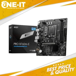 MSI PRO B760M E Socket LGA 1700 Intel B760 DDR5