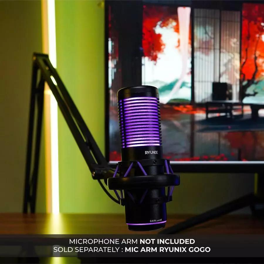 Mic Sades Ryunix Uta CX1 / CX-1 Noise Reduction Condenser Gaming Microphone - Gambar 5