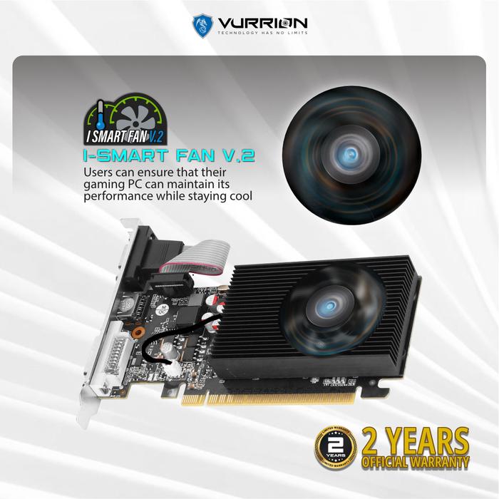 VGA VURRION GT 610 LP 2GB GDDR3 64-Bit 2G - Gambar 4