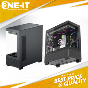 Casing ENLIGHT Z12 BLACK M-ATX PC Case Free 3 Fan