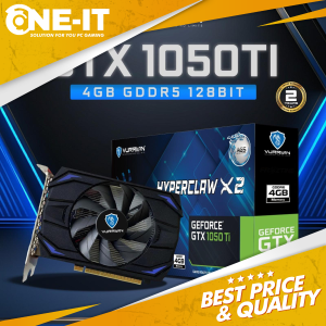 VGA VURRION GTX 1050 TI 4GB GDDR5 128 BIT BLACK SINGLE FAN