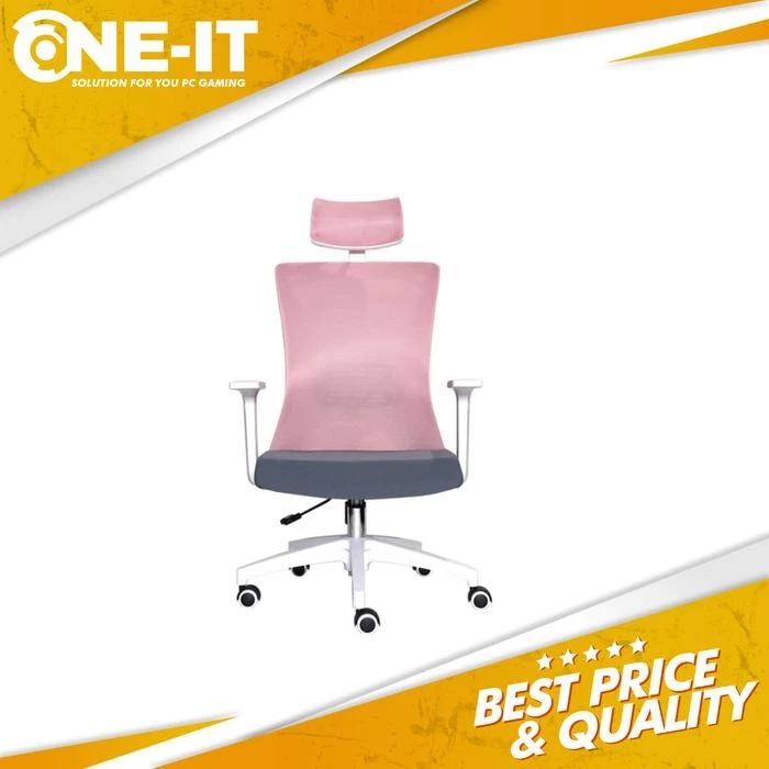 FANTECH OCA258 PREMIUM OFFICE CHAIR KURSI KANTOR OC A258 Pink