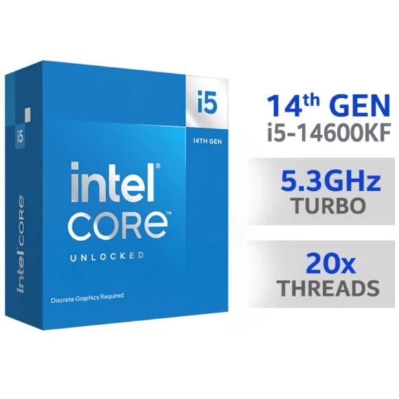 Prosessor INTEL CORE i5 14600KF Box LGA 1700 CPU Gen14 - Gambar 2